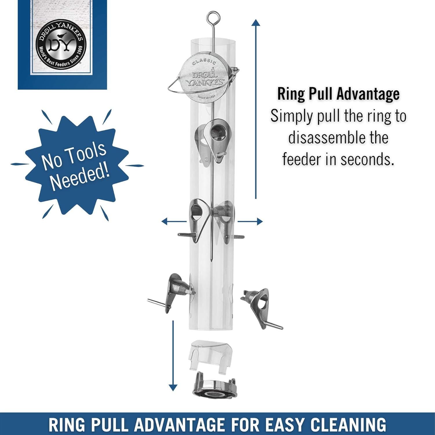 Comedero para Aves Droll Yankees Clásico 6 Puertos 0.45 kg