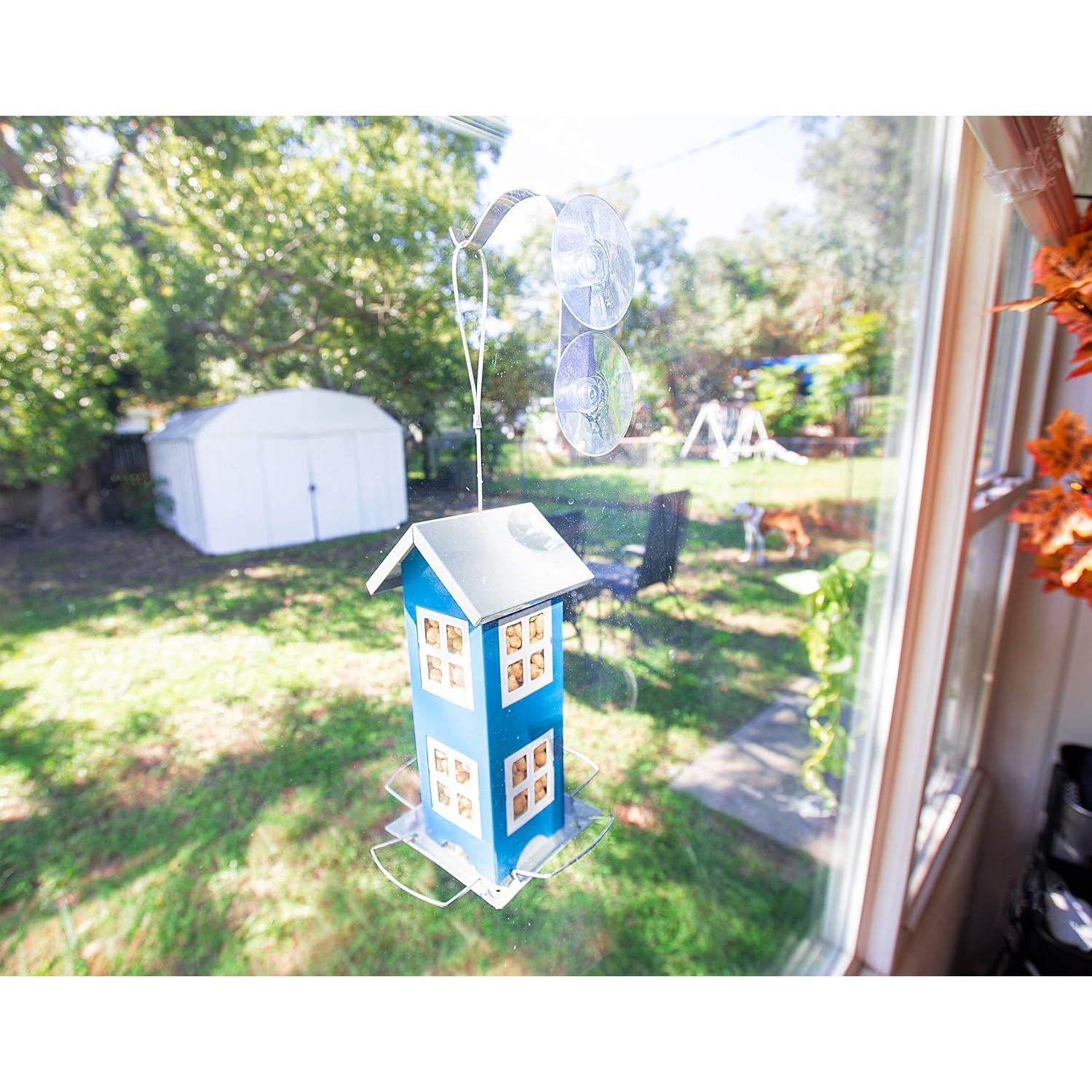 Comedero para Aves Silvestres Sherwoodbase Azul 0.91 kg