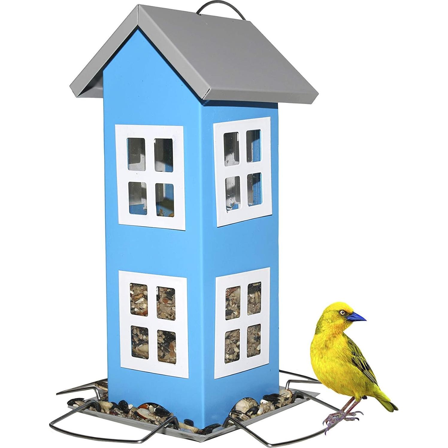 Comedero para Aves Silvestres Sherwoodbase Azul 0.91 kg