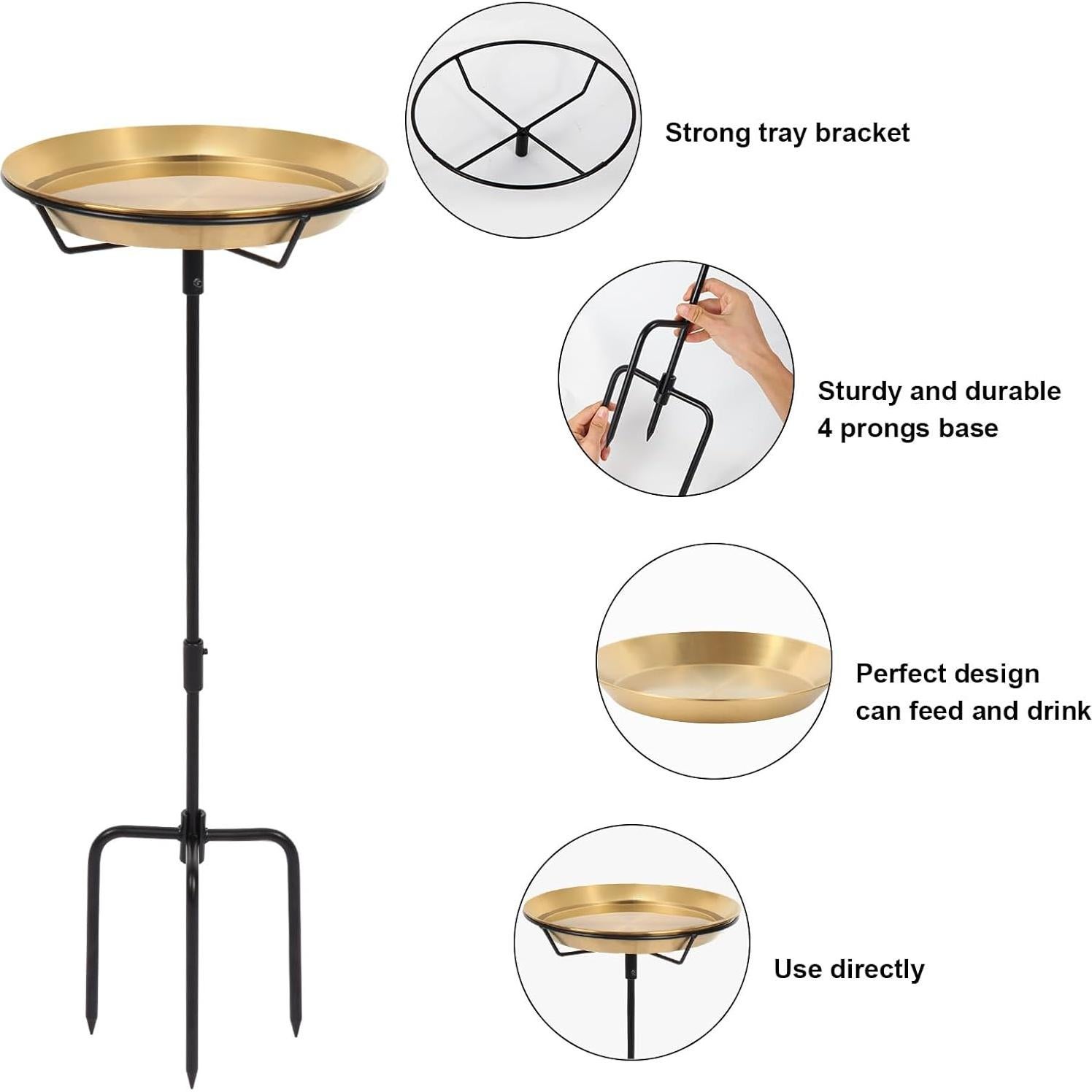 Fuente para Aves de Pie HRAYLTOP 73.7 cm Acero Inoxidable