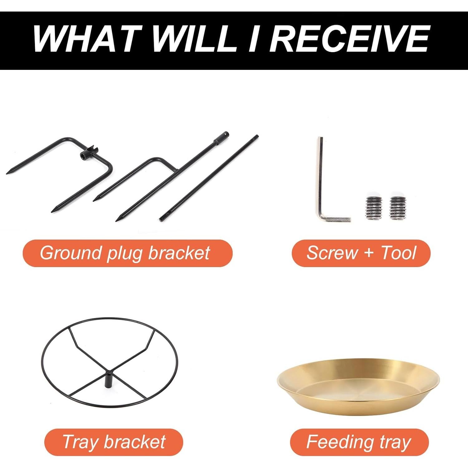 Fuente para Aves de Pie HRAYLTOP 73.7 cm Acero Inoxidable