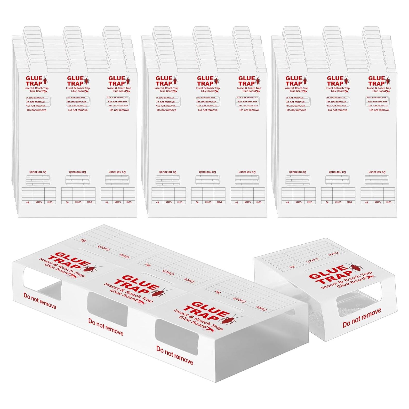 Trampas Adhesivas para Insectos Qualirey 50 Hojas 150 Trampas