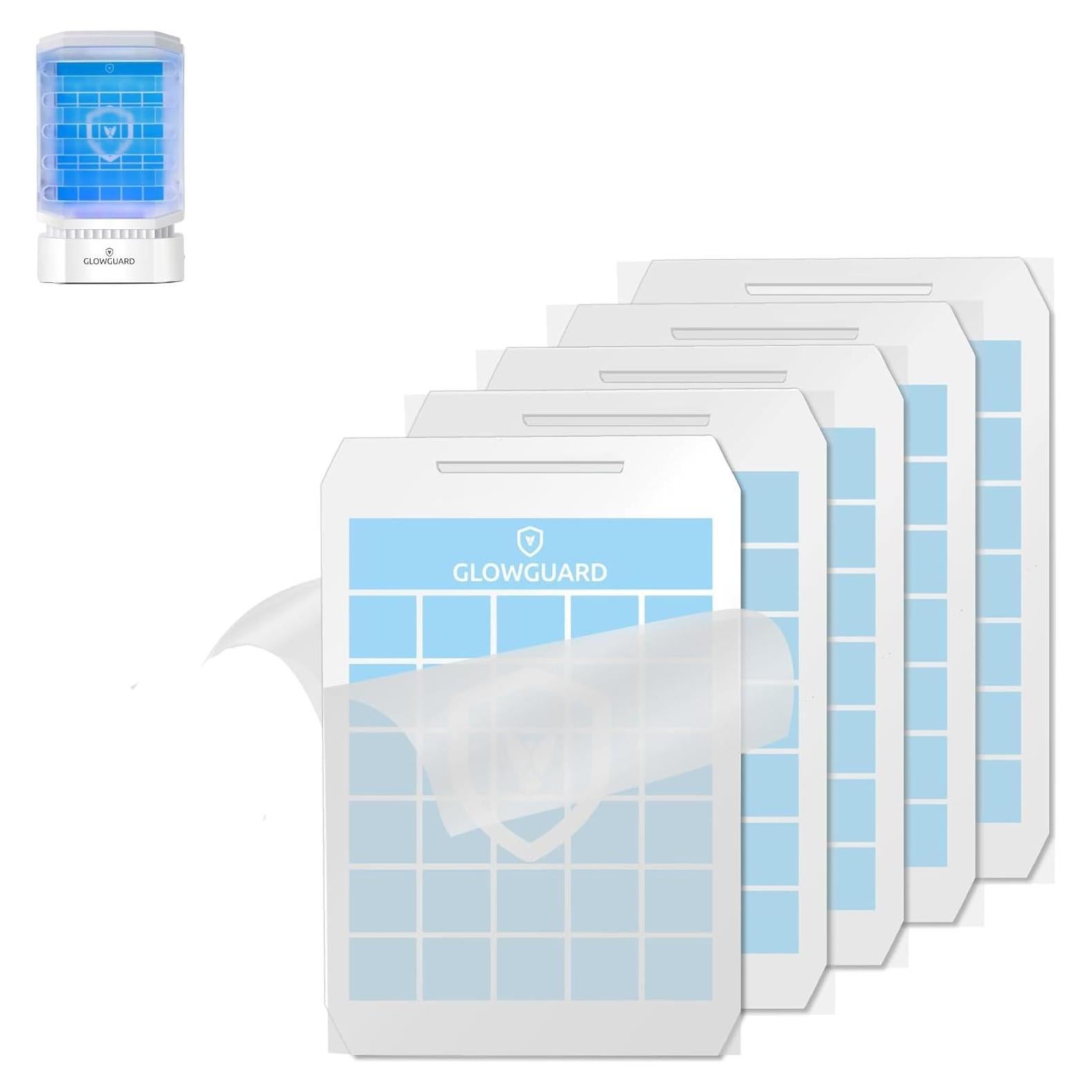 Recargas Adhesivas Doble Cara MODERN-X para Trampa GlowGuard - 5 Unidades
