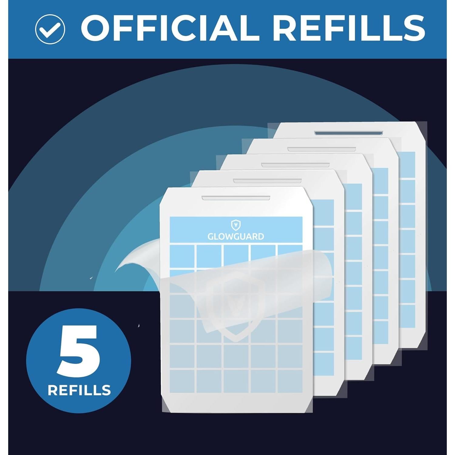 Recargas Adhesivas Doble Cara MODERN-X para Trampa GlowGuard - 5 Unidades