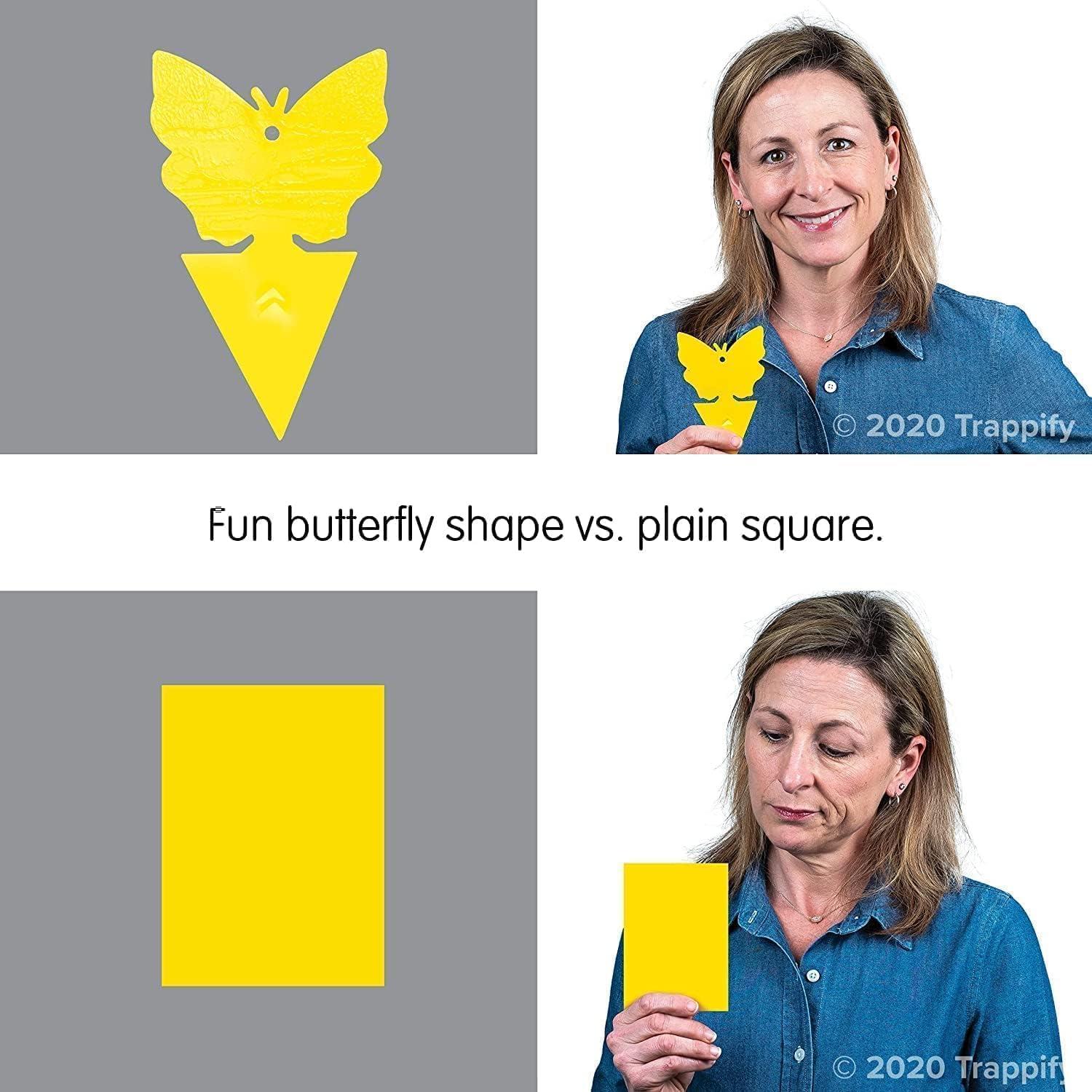 Trampas Adhesivas para Mosquitos Trappify - 100 Unidades Amarillas