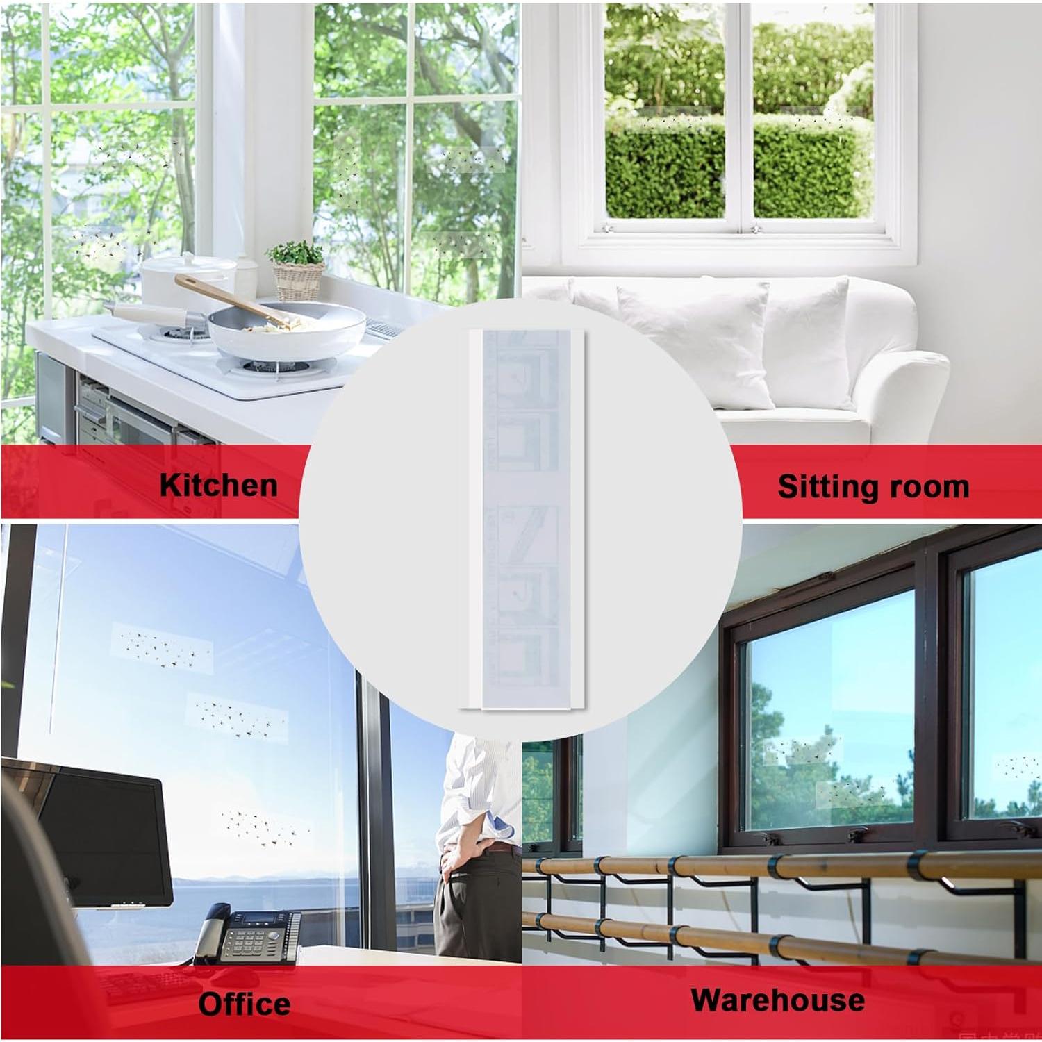 Trampas Adhesivas para Moscas Mosqueda - Paquete de 30 Unidades