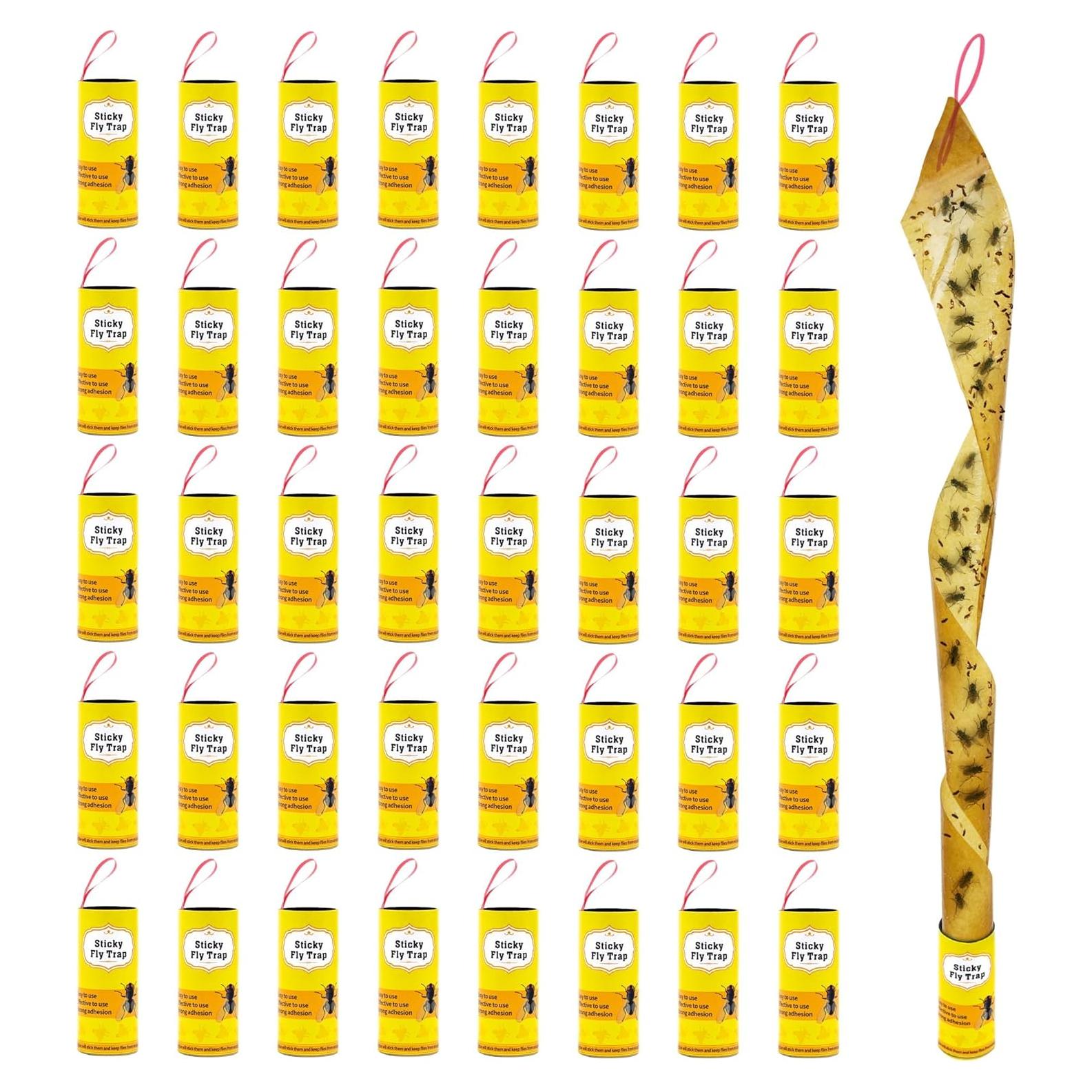 Trampa Adhesiva Stingmon 40 Unidades para Moscas y Mosquitos