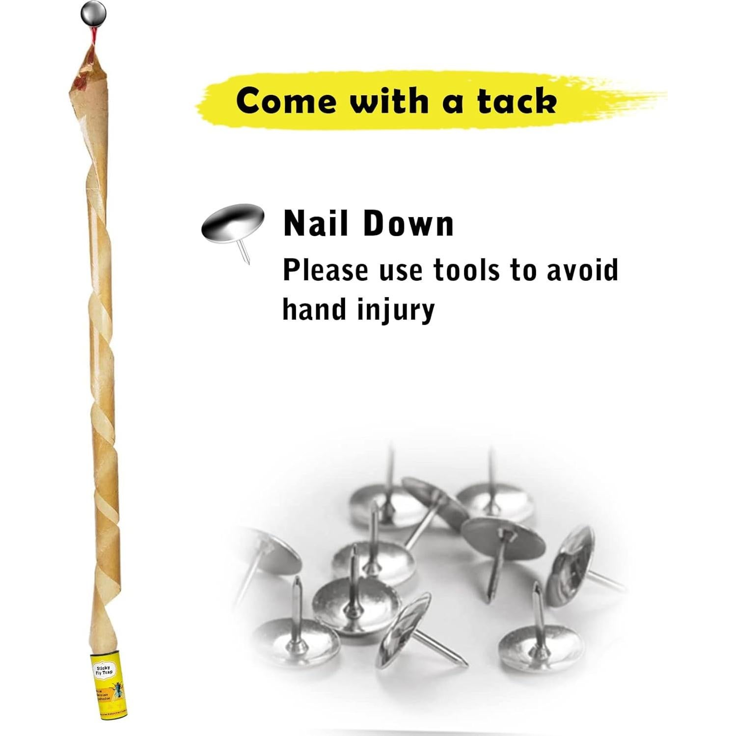 Trampa Adhesiva Stingmon 40 Unidades para Moscas y Mosquitos