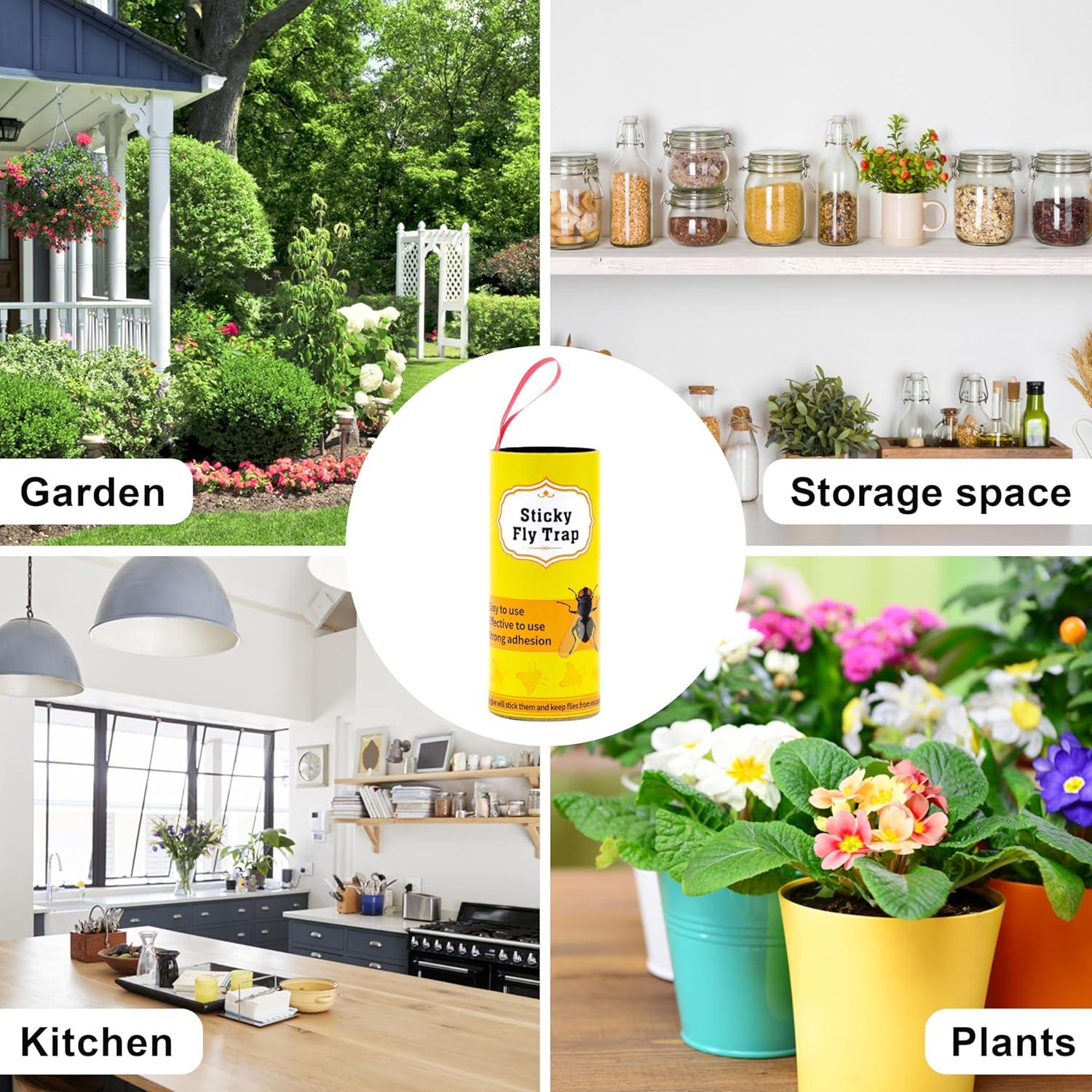 Trampa Adhesiva Stingmon 40 Unidades para Moscas y Mosquitos