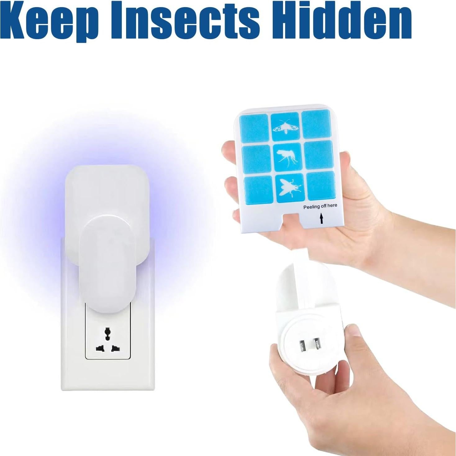 22 Tarjetas de Pegamento Kuxinage para Trampas de Insectos