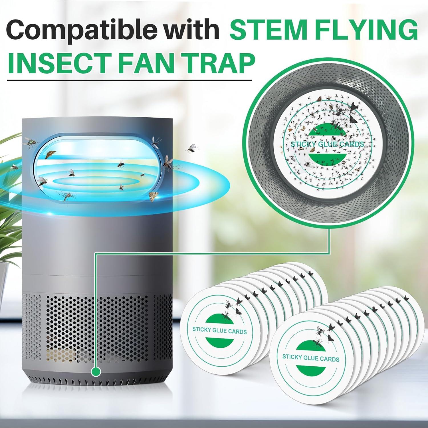 20 Almohadillas de Pegamento Qualirey para Trampa STEM 10 cm