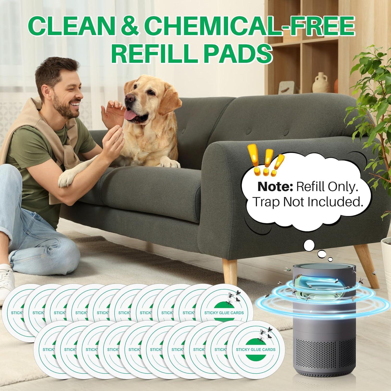 20 Almohadillas de Pegamento Qualirey para Trampa STEM 10 cm