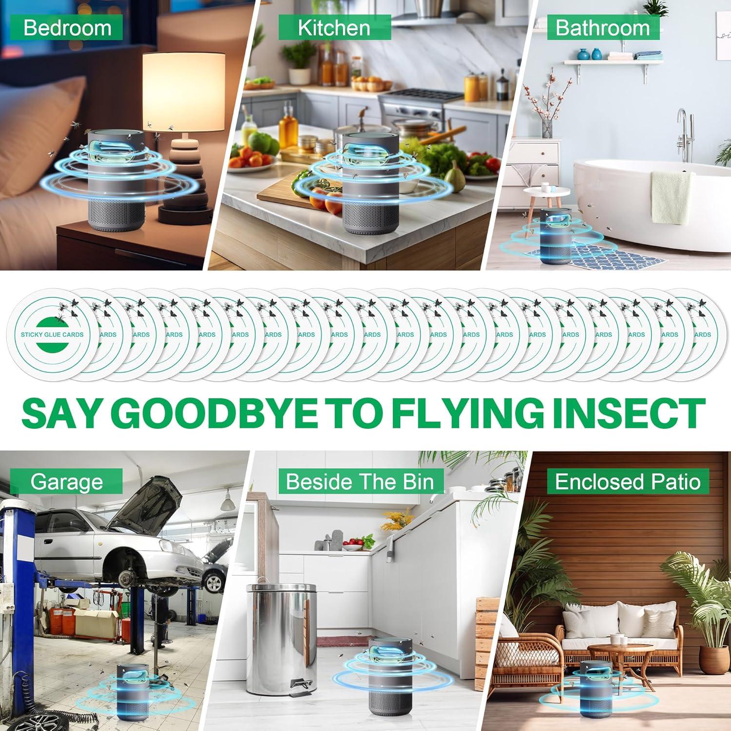 20 Almohadillas de Pegamento Qualirey para Trampa STEM 10 cm