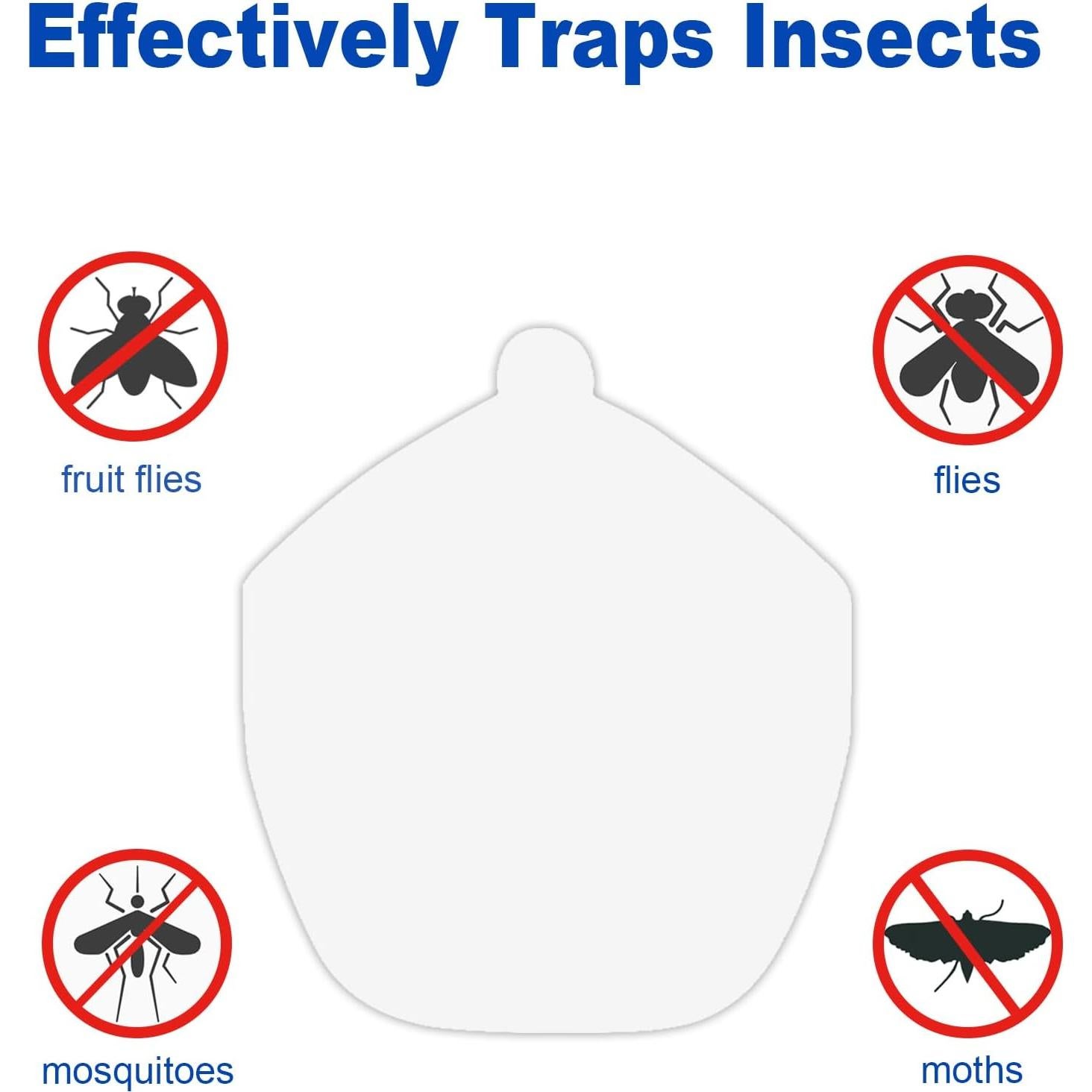 24 Tableros Adhesivos Reemplazo Fooxem IT10 para Moscas