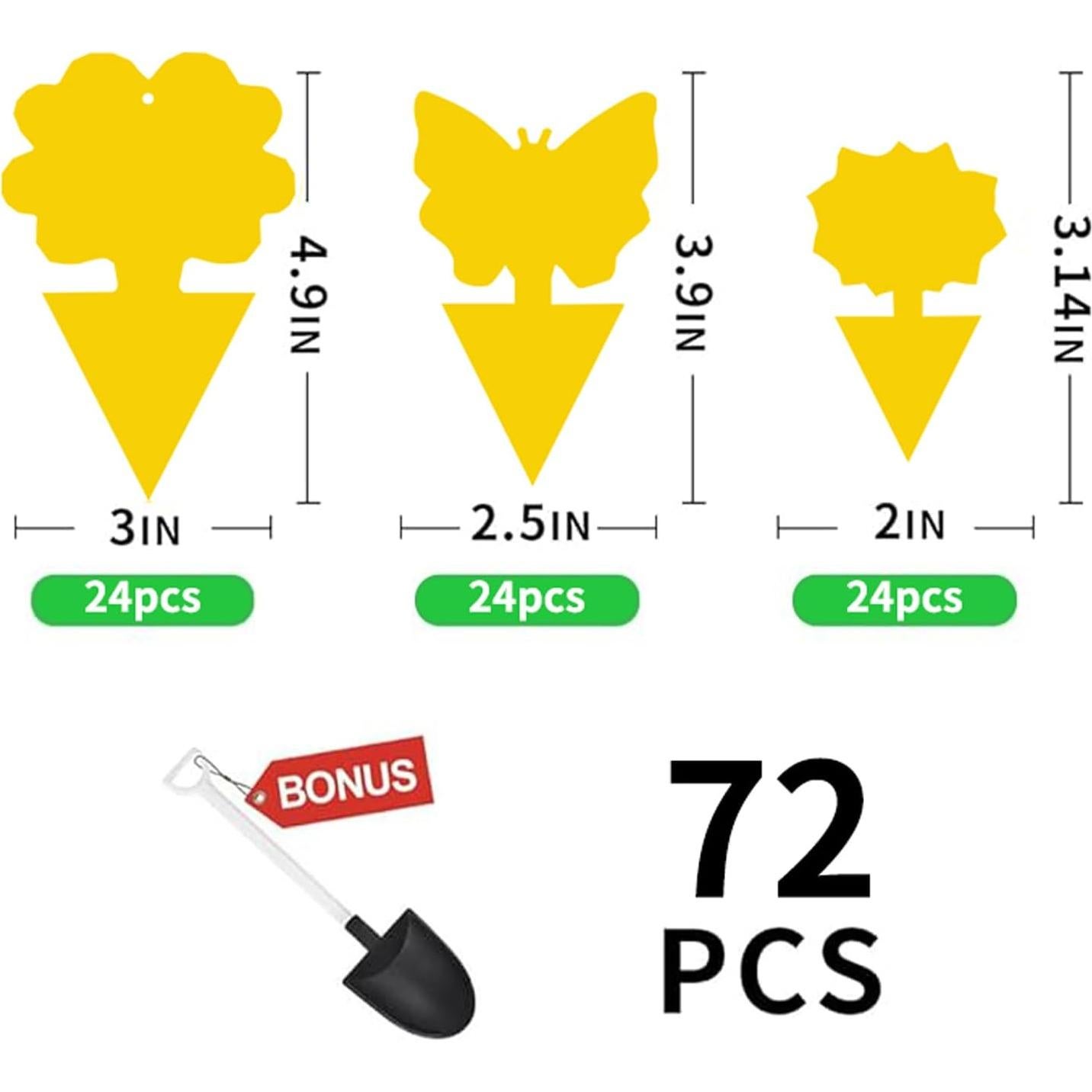 Trampa Adhesiva Amarilla Greenkeeper 48 Pcs para Insectos