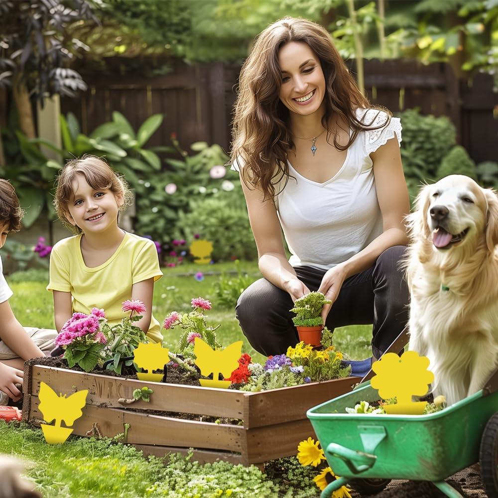 Trampa Adhesiva Amarilla Greenkeeper 48 Pcs para Insectos