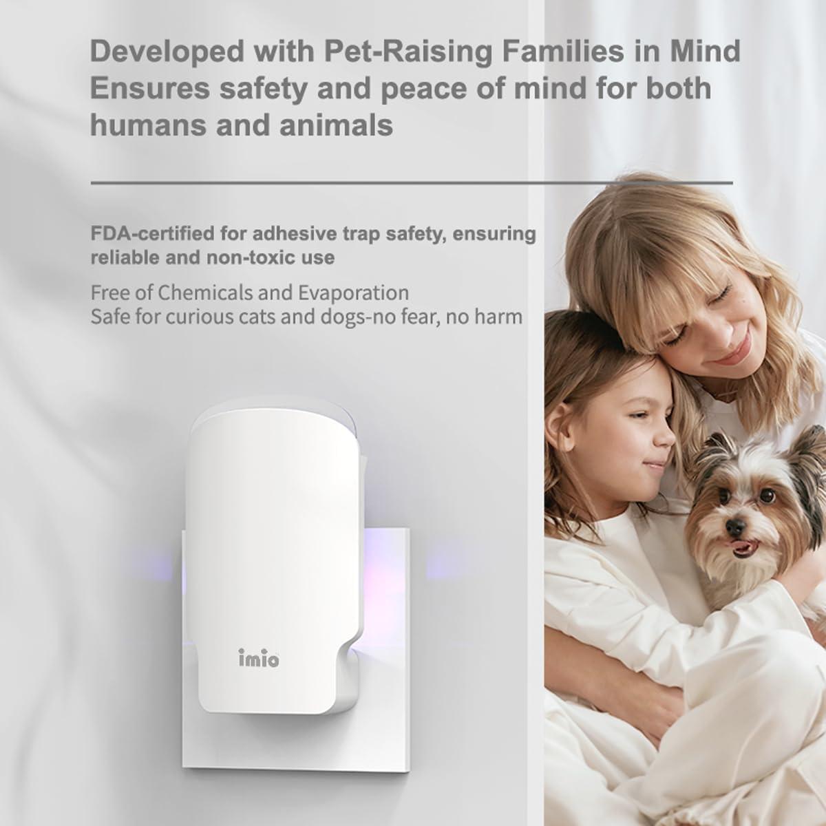 Trampa de Insectos Voladores Imio T10 con Luz UV y 3 Recargas