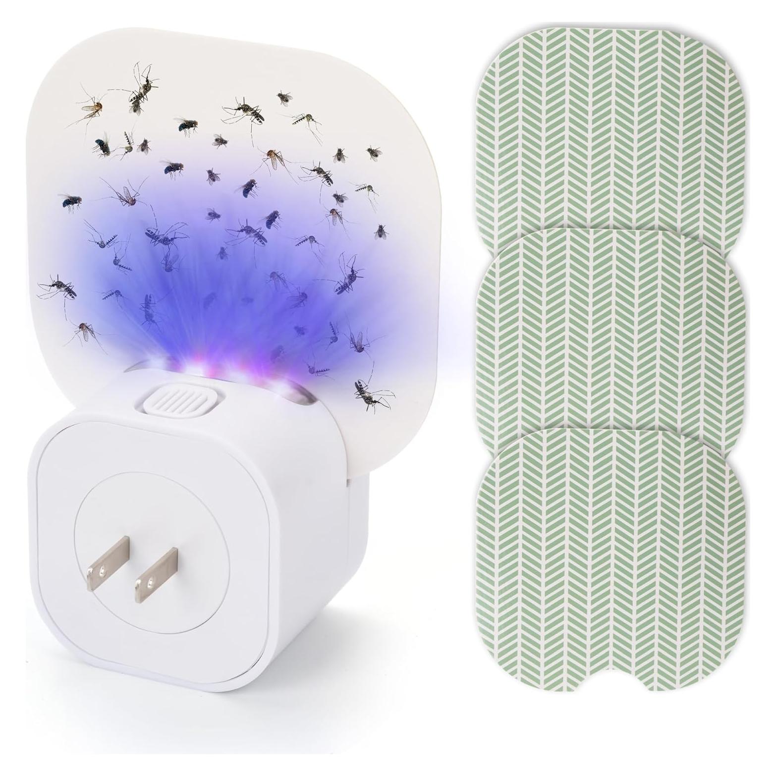 Trampa para Moscas Interior Plainsity MKH-FP-ATE80-4P, 3 Adhesivos