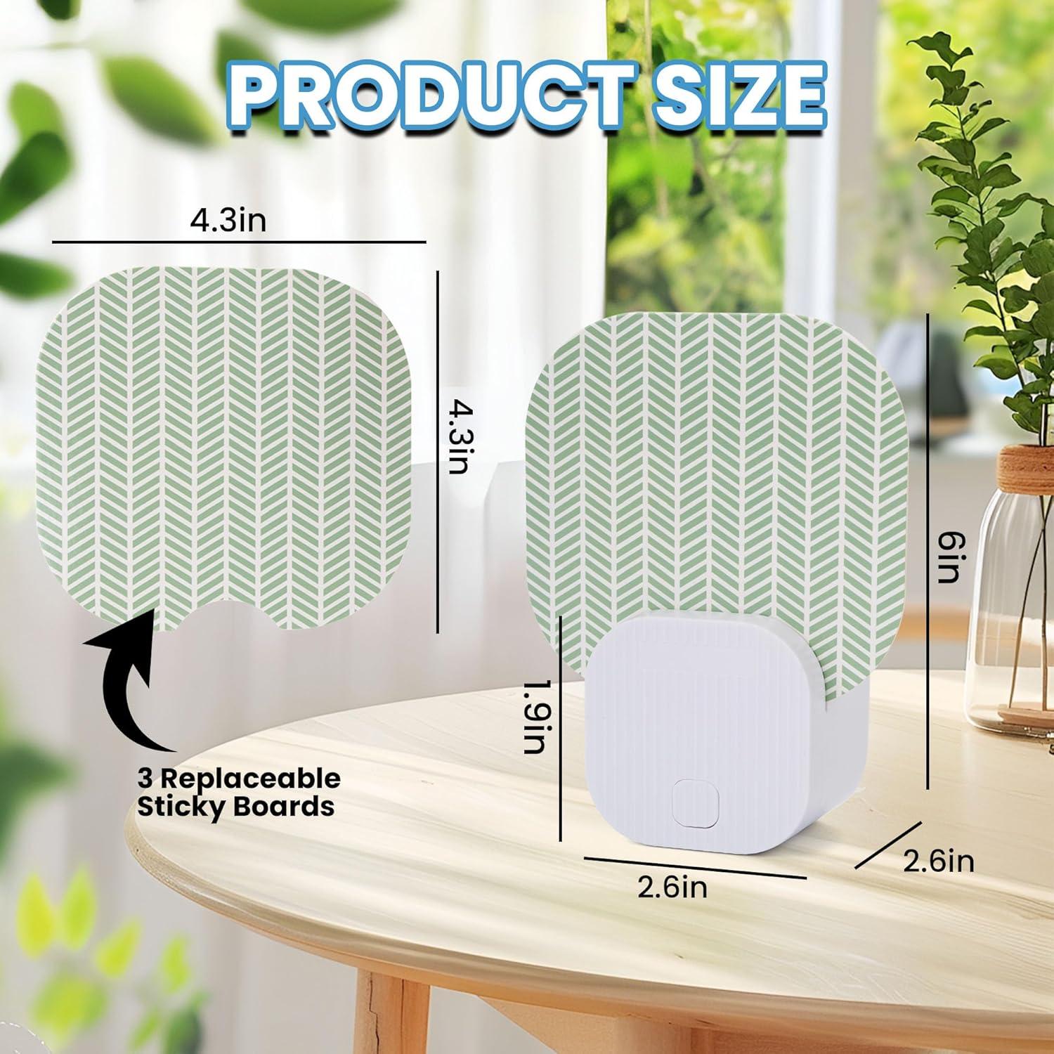 Trampa para Moscas Interior Plainsity MKH-FP-ATE80-4P, 3 Adhesivos