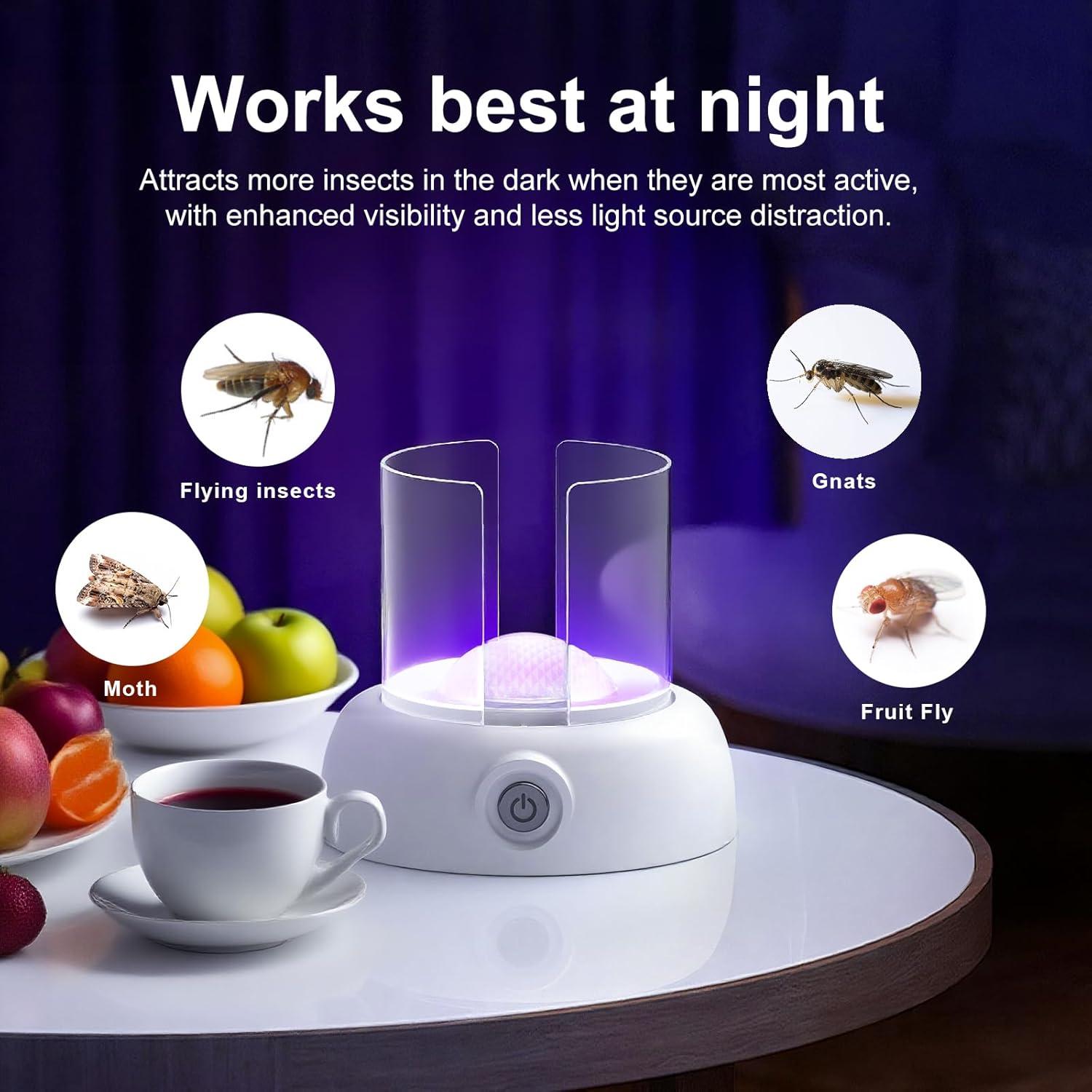 Trampa para Moscas de Fruta LFSYS con Luz UV y 9 Recargas