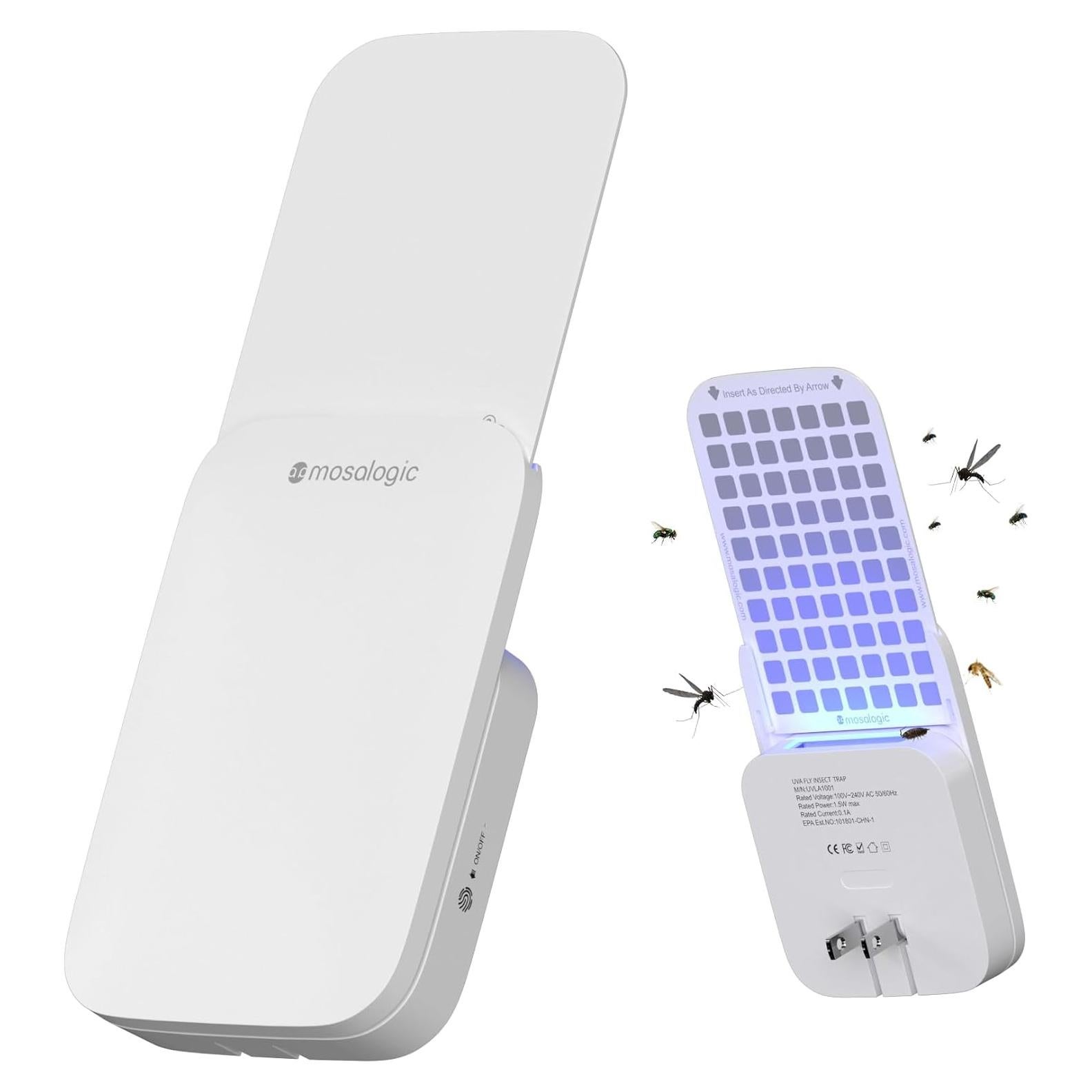 Trampa de Moscas UV Mosalogic 1 Pack - Atrae y Captura Insectos
