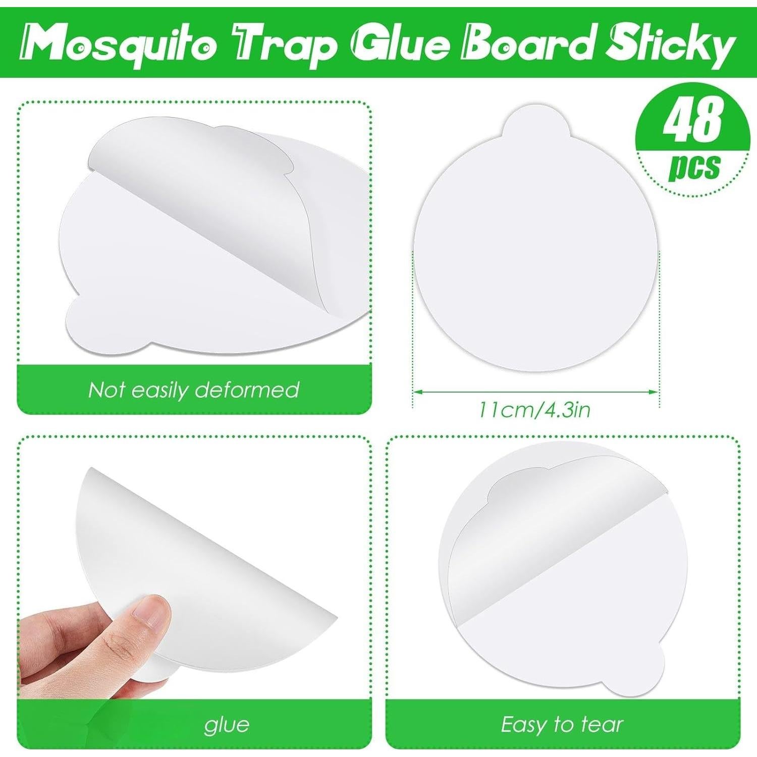 Trampas Adhesivas para Insectos Kittmip 48 Piezas 11 cm