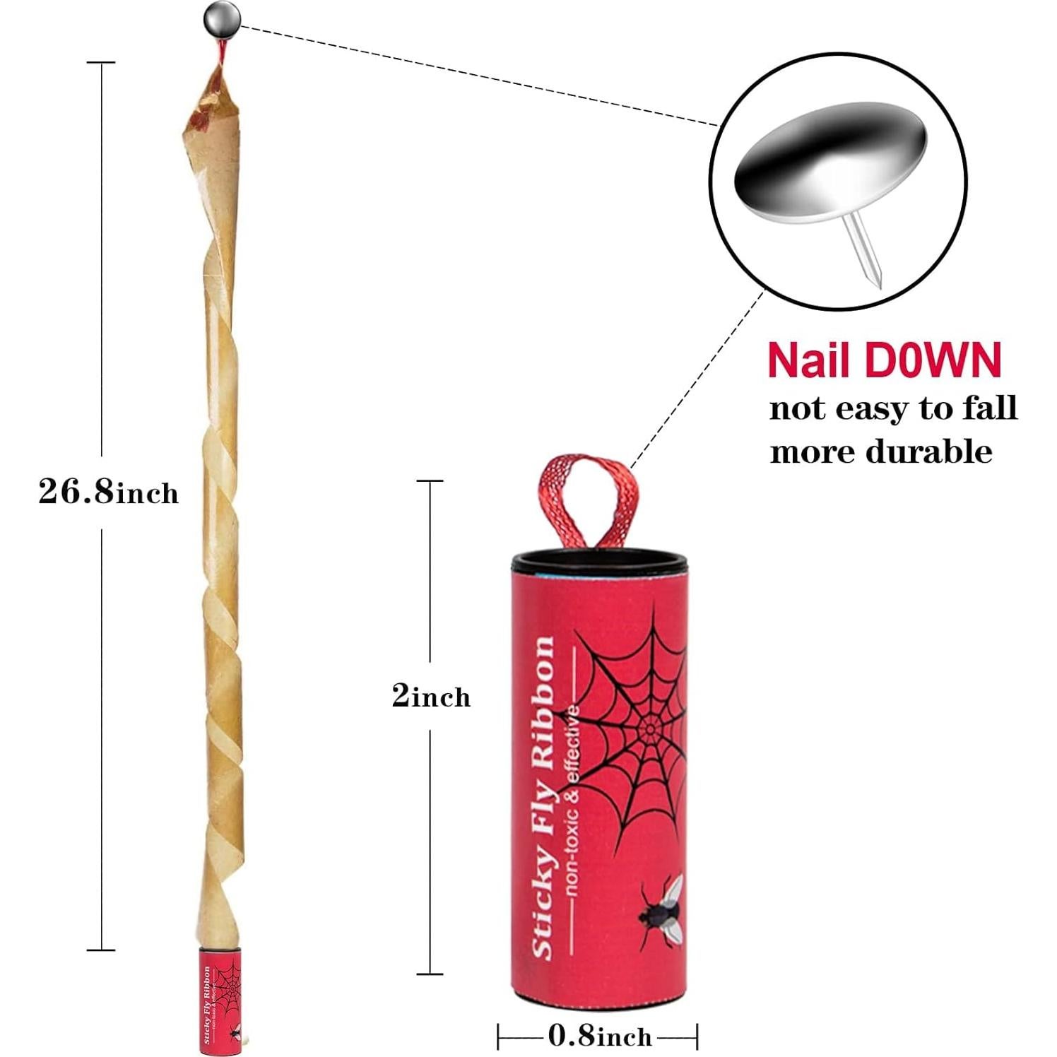 Trampas Adhesivas para Moscas Dwcom 40 Paquetes 368g Efectivas