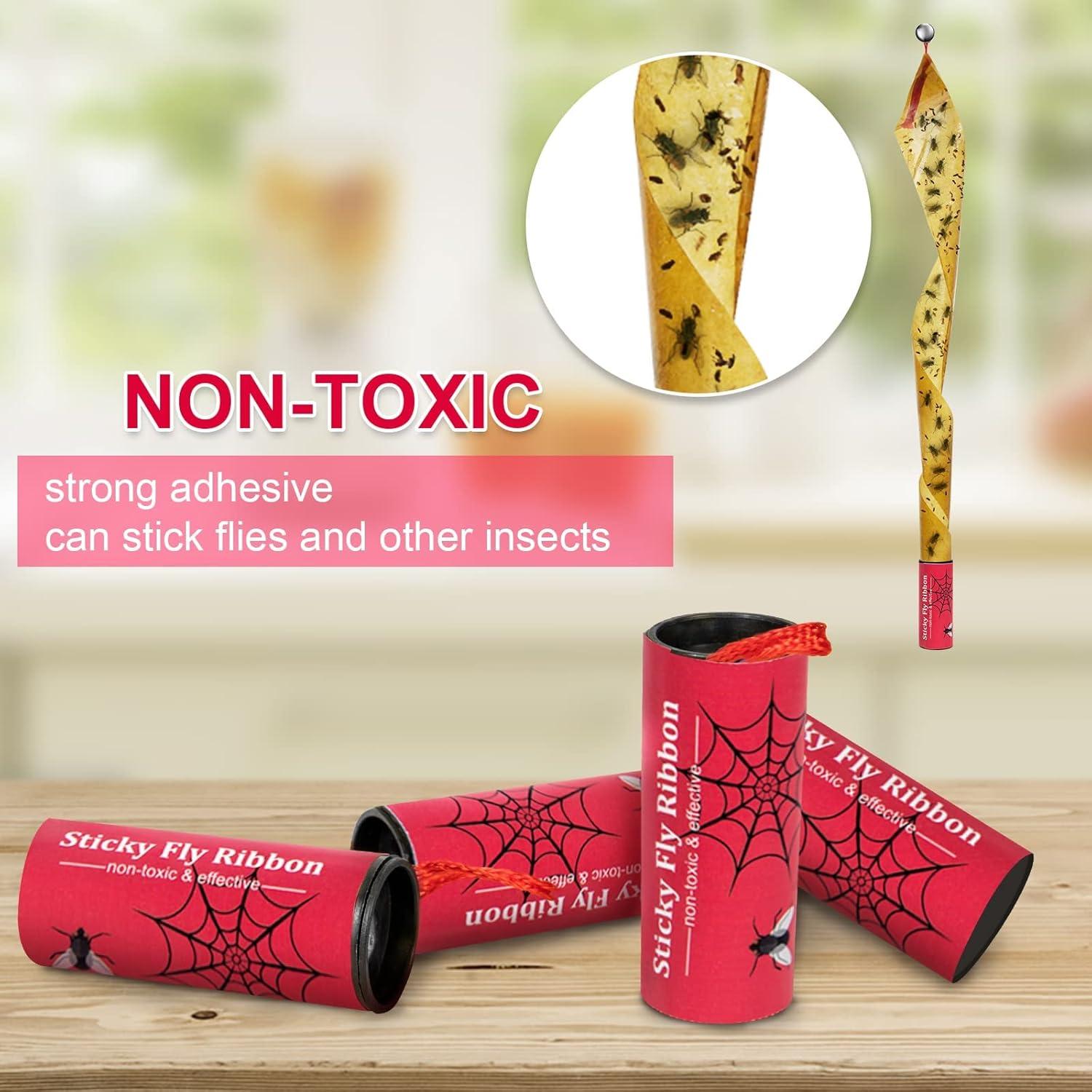 Trampas Adhesivas para Moscas Dwcom 40 Paquetes 368g Efectivas