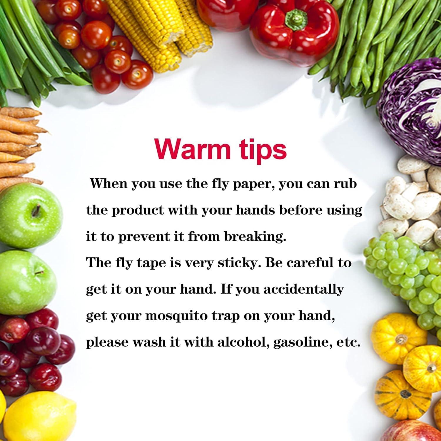 Trampas Adhesivas para Moscas Dwcom 40 Paquetes 368g Efectivas