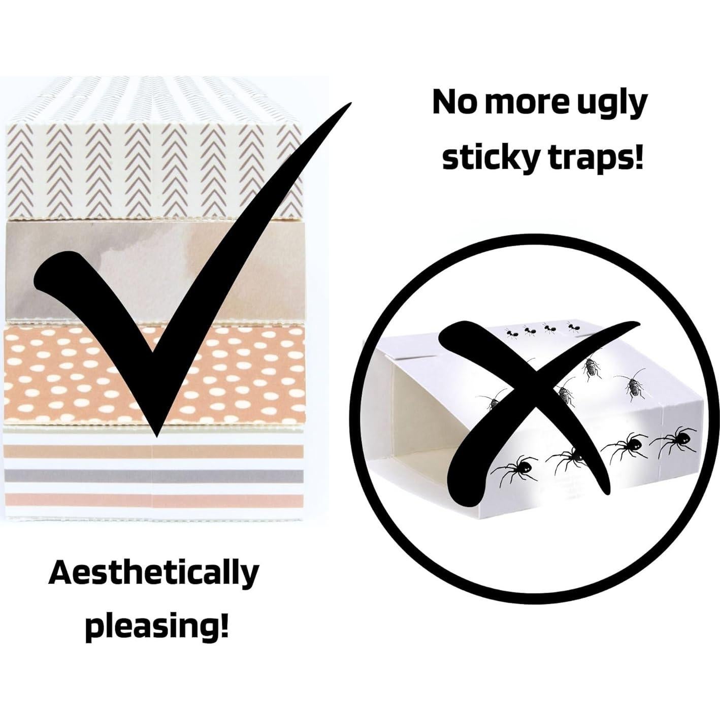 Trampas Adhesivas para Insectos Camas de BICHOS - 8 Unidades