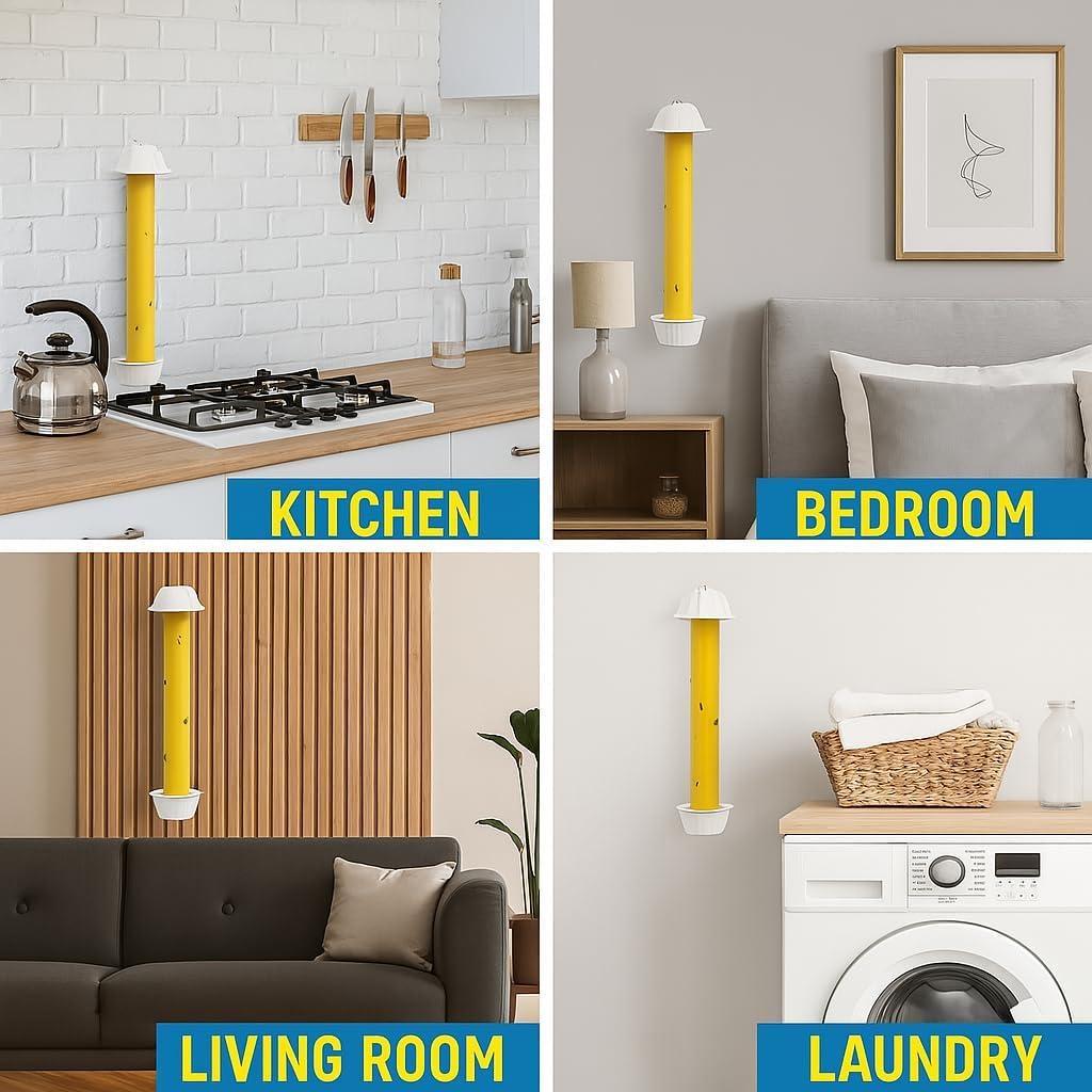 Trampas Adhesivas para Moscas PESTUSRD - Paquete de 4 Unidades