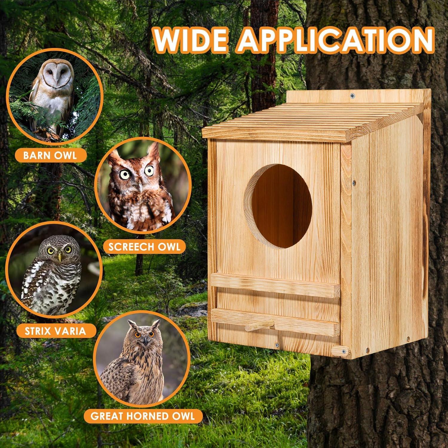 Casa de Búho ONKO 25.8x19.0x35.5 cm para Exterior