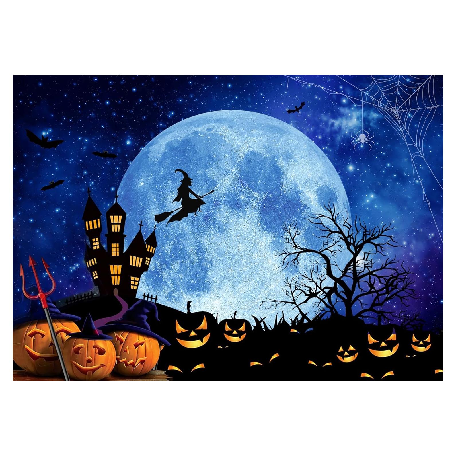 Fondo de Halloween 8x6ft Dudaacvt Decoración Fiesta