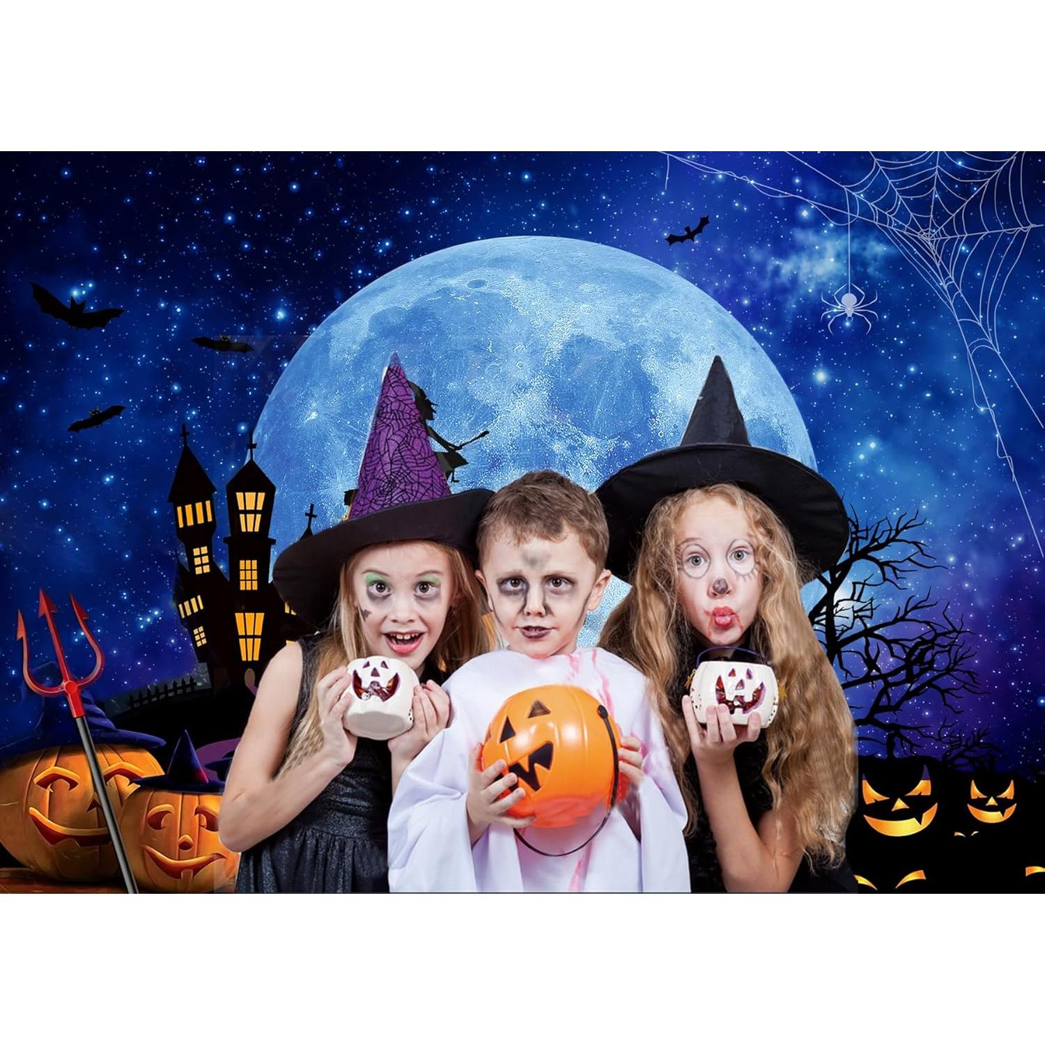 Fondo de Halloween 8x6ft Dudaacvt Decoración Fiesta