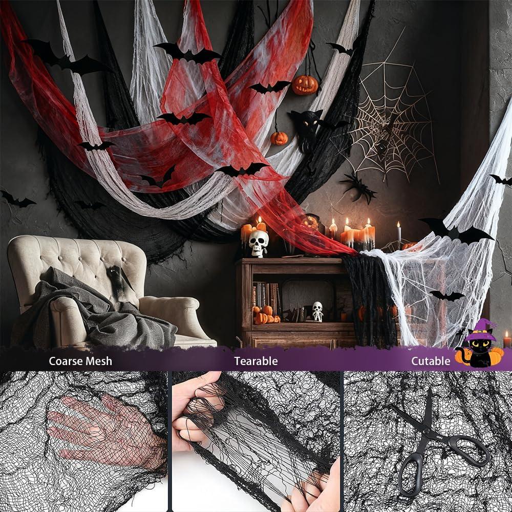 9 Paneles Tela Espeluznante Halloween QINYIER 182.88x76.2cm