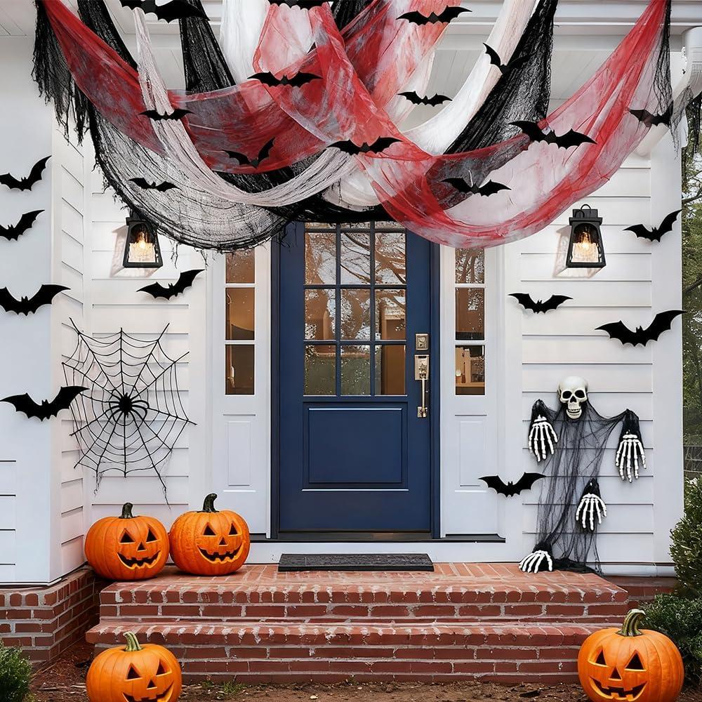 9 Paneles Tela Espeluznante Halloween QINYIER 182.88x76.2cm