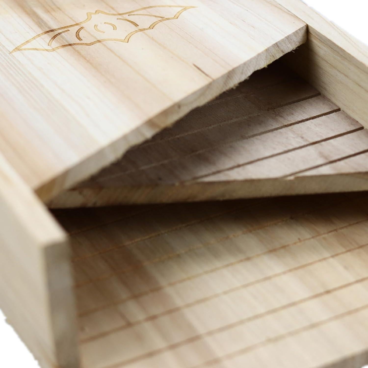 Casa para Murciélagos de Madera 25x11x38cm - Refugio Exterior