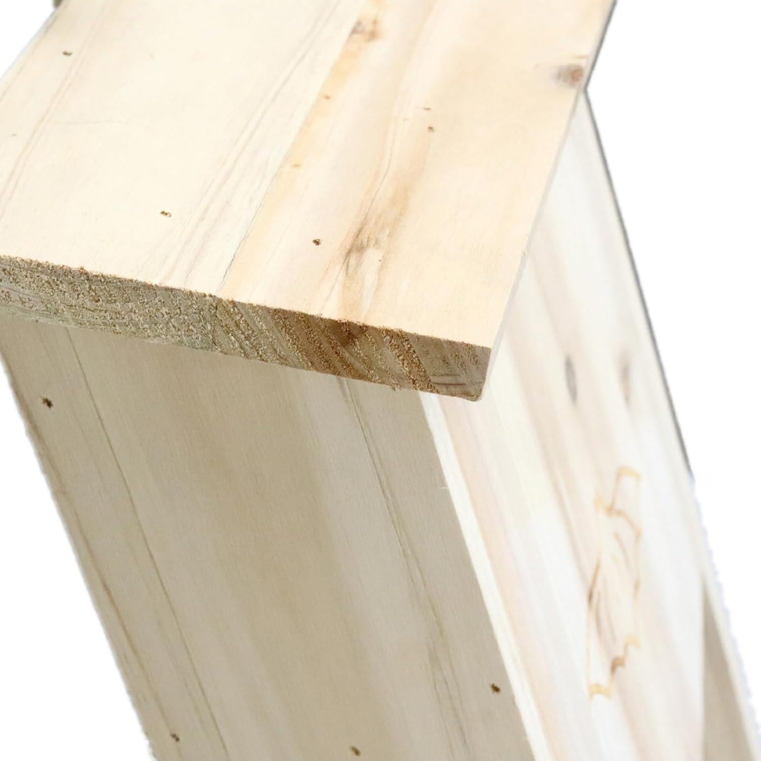 Casa para Murciélagos de Madera 25x11x38cm - Refugio Exterior