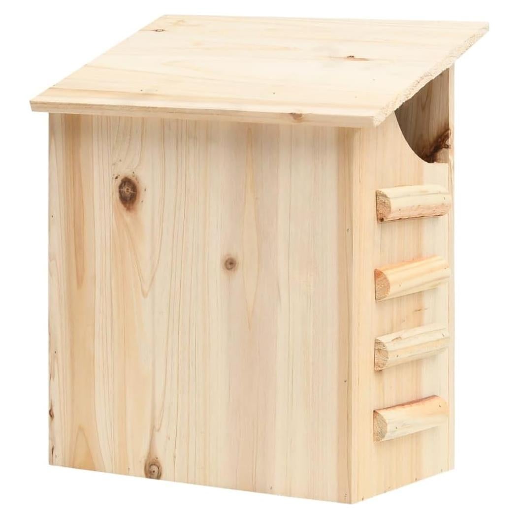 Casa para Murciélagos SKM de Madera de Abeto Sólido 20x30x38 cm