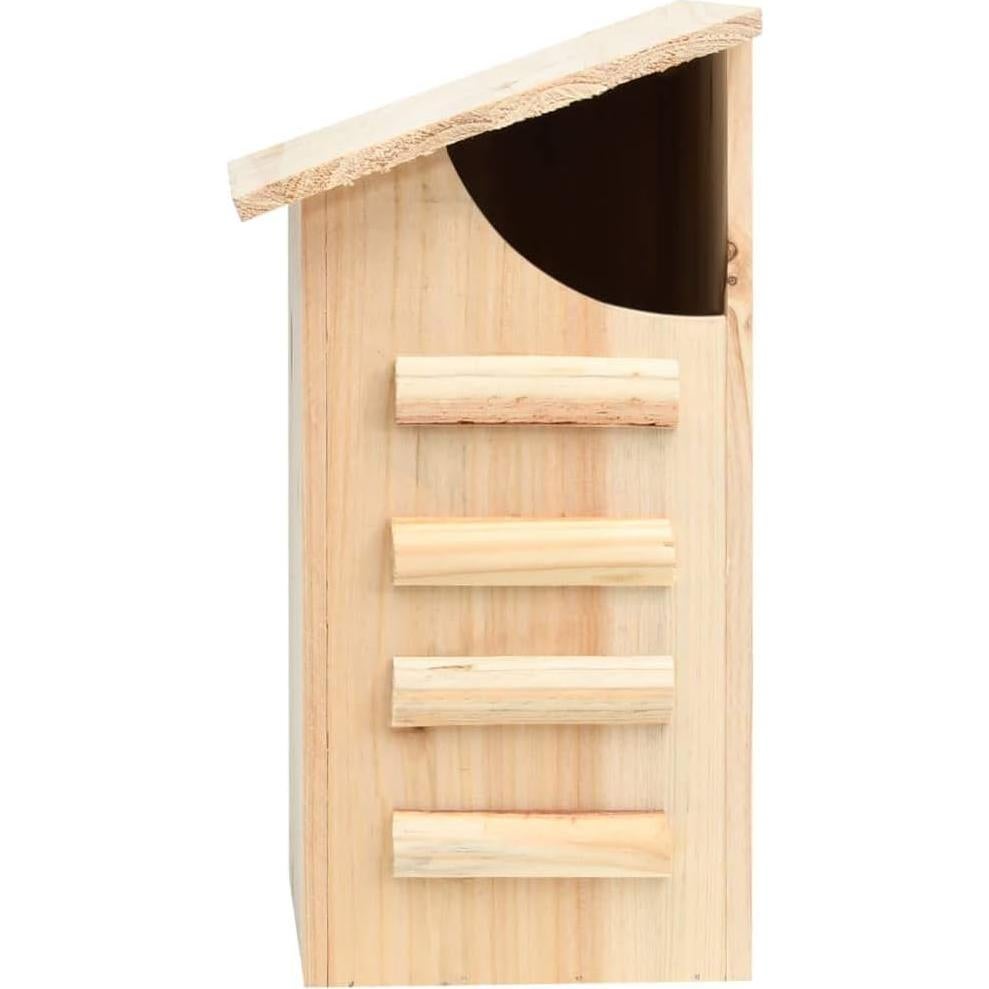 Casa para Murciélagos SKM de Madera de Abeto Sólido 20x30x38 cm