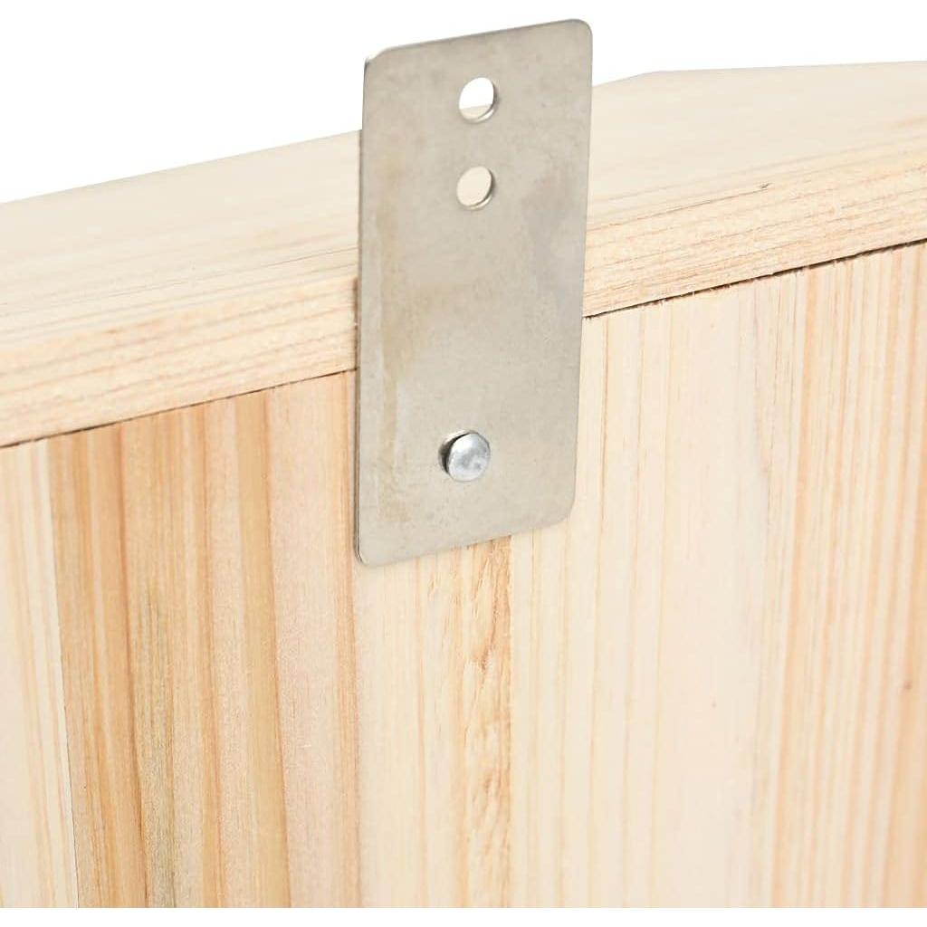 Casa para Murciélagos SKM de Madera de Abeto Sólido 20x30x38 cm