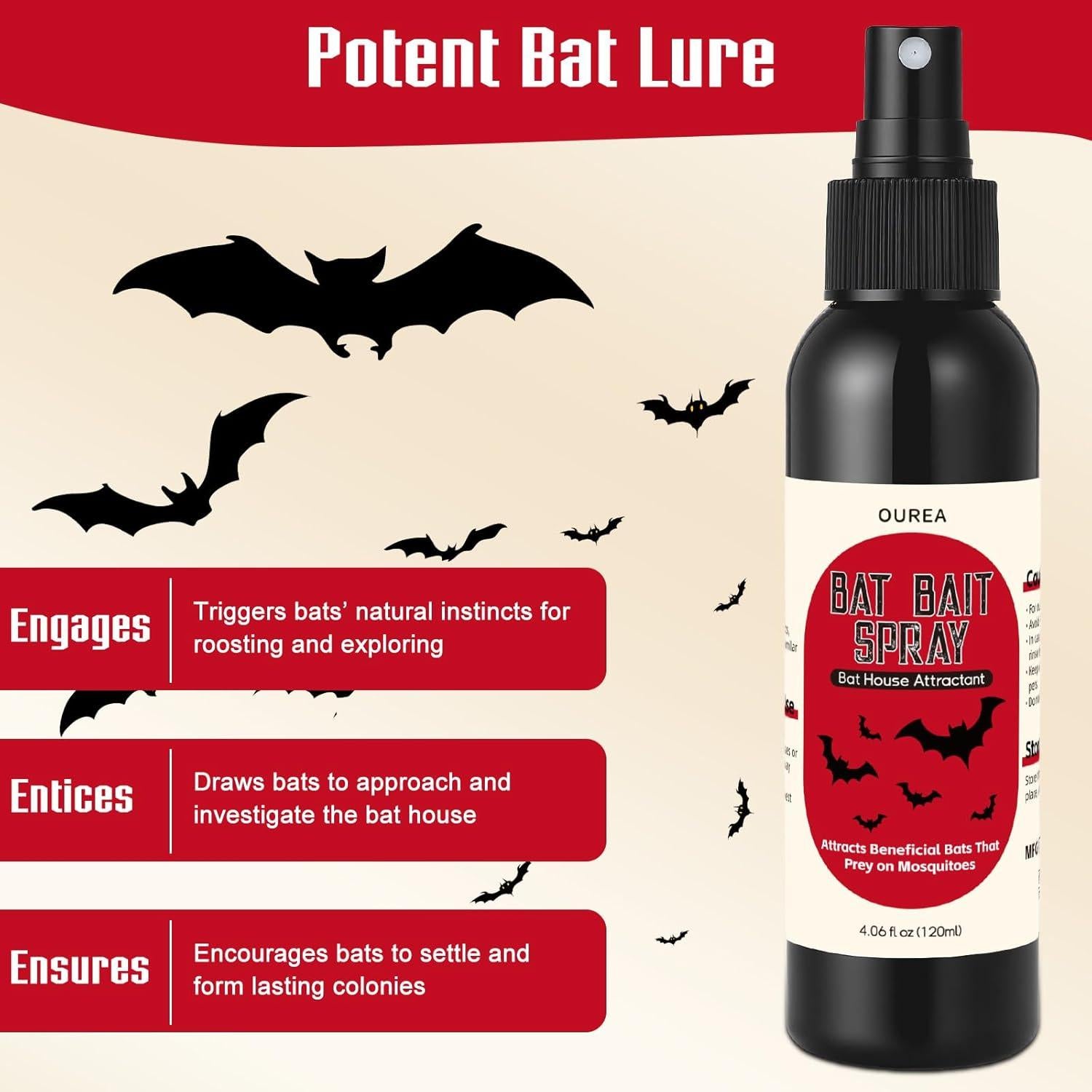 Fórmula de Aroma Natural Ourea para Casa de Murciélagos 140g