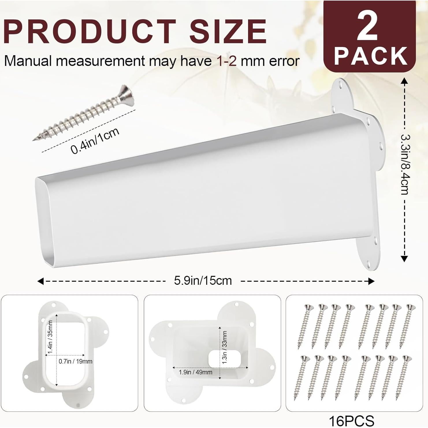 Dispositivo de Exclusión de Murciélagos LWPLWA - 2 Pcs