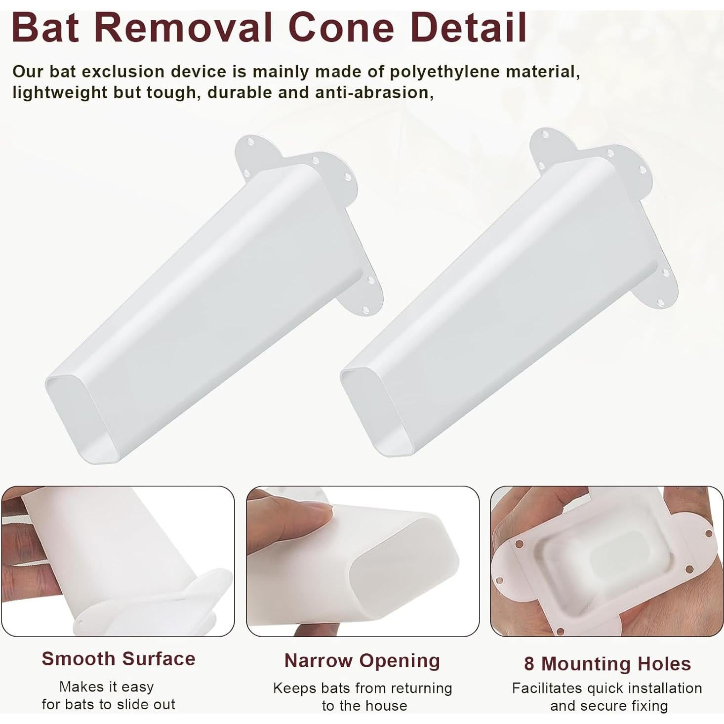Dispositivo de Exclusión de Murciélagos LWPLWA - 2 Pcs
