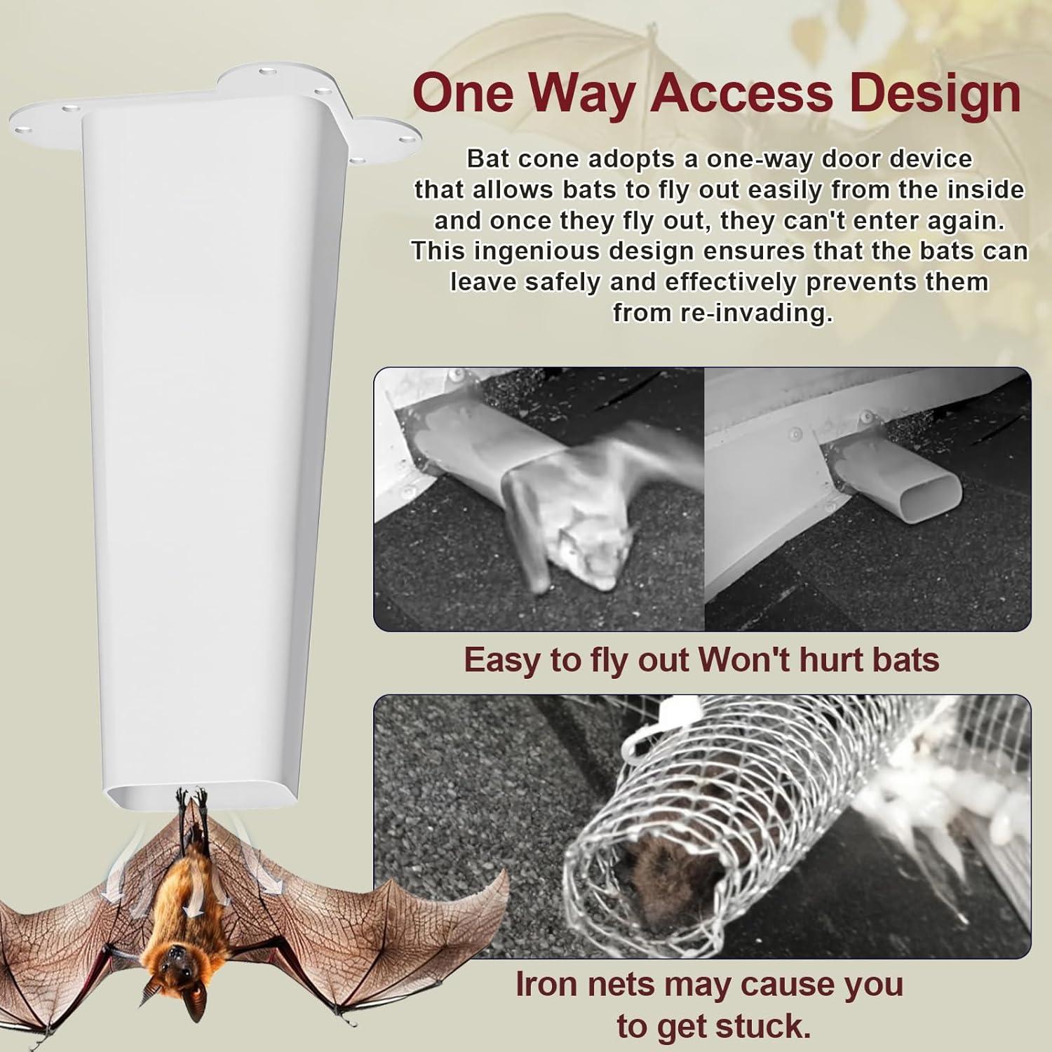 Dispositivo de Exclusión de Murciélagos LWPLWA - 2 Pcs