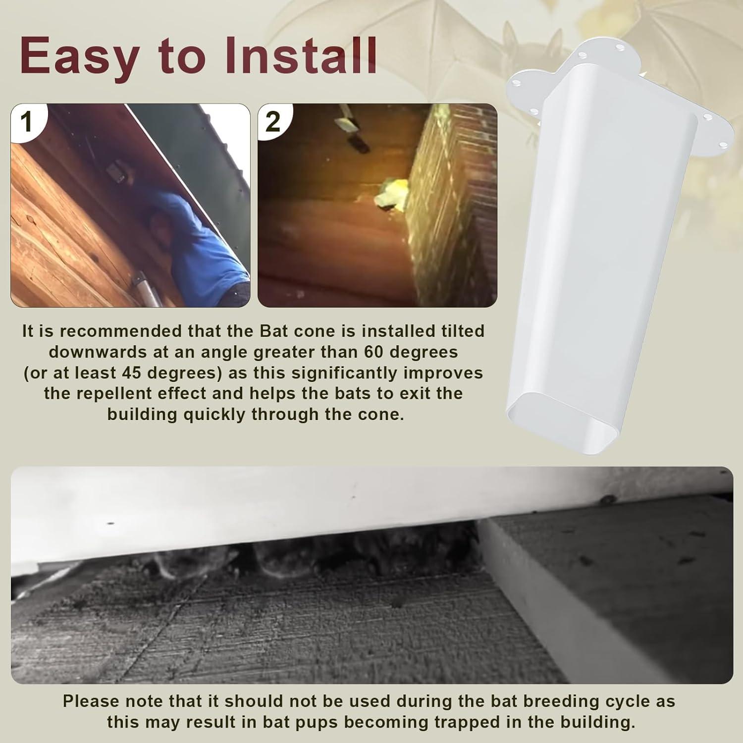 Dispositivo de Exclusión de Murciélagos LWPLWA - 2 Pcs