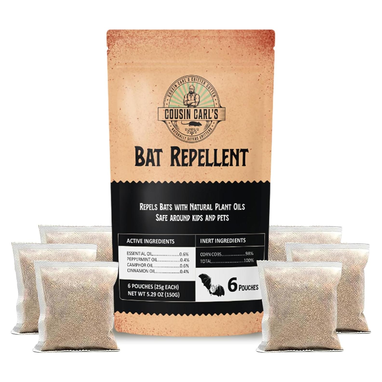 Repelente de Murciélagos Cousin Carl - 12 Bolsas Aromatizadas