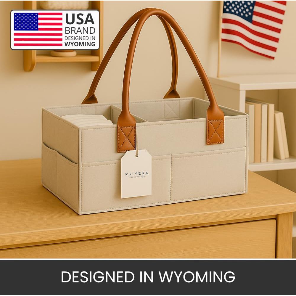 Cesta de Pañales Fieltro PRIMERA COLLECTIONS 25x38 cm