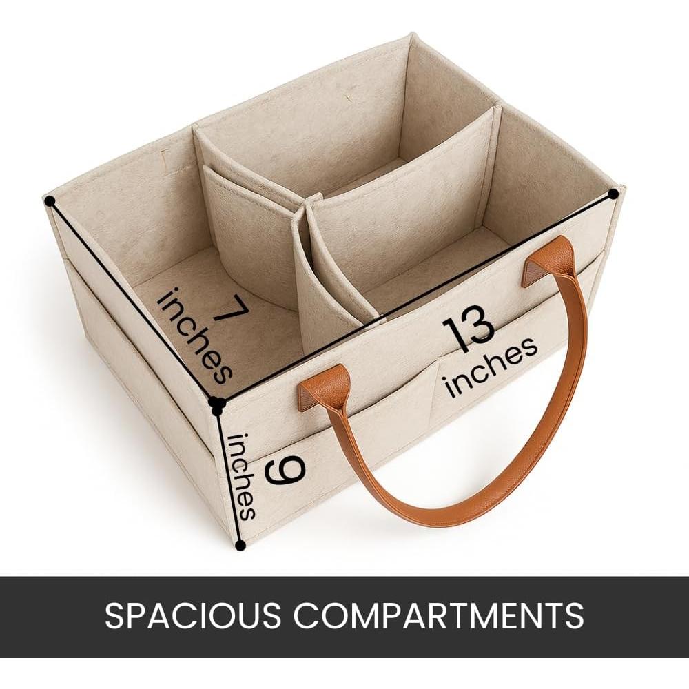 Cesta de Pañales Fieltro PRIMERA COLLECTIONS 25x38 cm