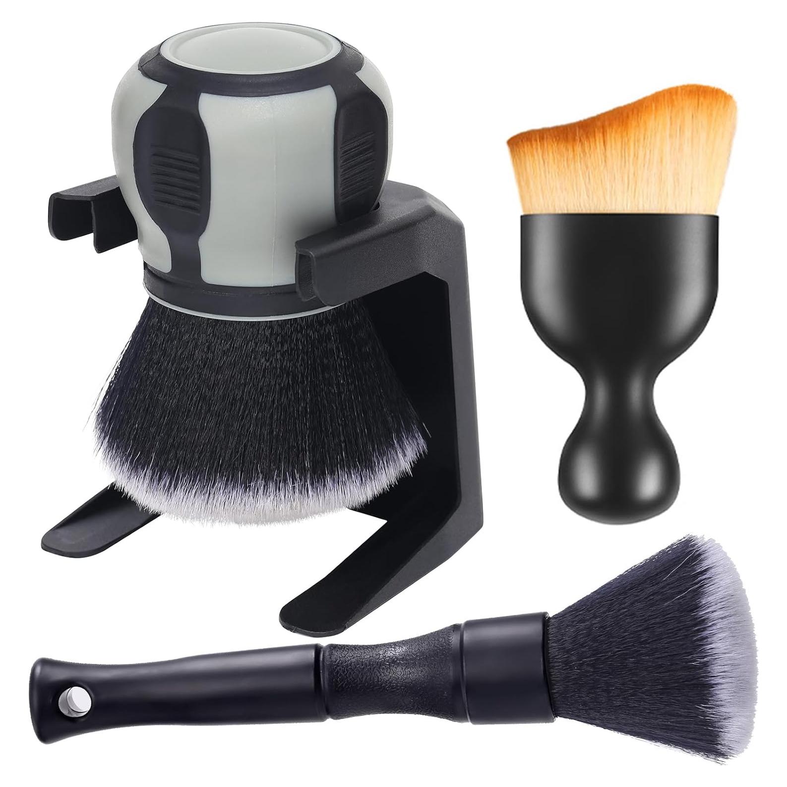 Set de Cepillos de Detalle Birbenben ProGrip 4PCS - Gris